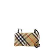 Burberry Beige Syntetisk Snip Pouch Crossbody Väska Beige, Dam