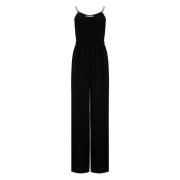 Michael Kors Kedja Jumpsuit Breda Benbyxor Black, Dam