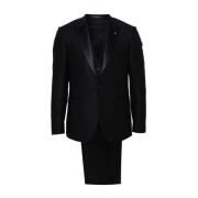 Tagliatore Herrkläder Suit Nero Aw24 Black, Herr