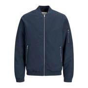 Jack & Jones Blå Polyesterjacka Vår/Sommarkollektion Blue, Herr