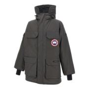 Canada Goose Grafitgrå Expedition Parka Kappa Gray, Herr