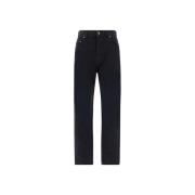 Saint Laurent Svarta Denimjeans för Kvinnor Black, Dam