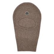 Moncler Stickad Skull Balaclava Dam Aw24 Brown, Unisex