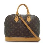 Louis Vuitton Vintage Pre-owned Laeder handvskor Brown, Dam