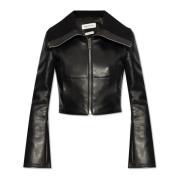 Alexander McQueen Läderjacka Black, Dam