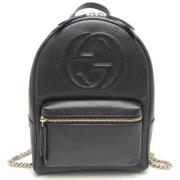 Gucci Vintage Pre-owned Laeder ryggsckar Black, Dam