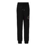 Versace Jeans Couture Logo Joggingbyxor - Svart Rak Passform Black, He...