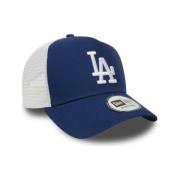 New Era Royal Dodgers Clean Trucker Keps Blue, Herr