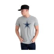 New Era Dallas Cowboys Logo Tee Shirt Gray, Herr