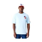 New Era Dodgers MLB Blommig Grafisk T-shirt Blue, Herr