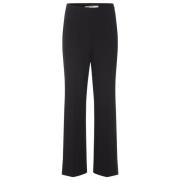 RUE de Femme Stiliga Svarta Olana Wide Byxor Black, Dam