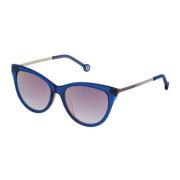 Carolina Herrera Blå Acetat Solglasögon med Degraded Funktion Blue, Da...