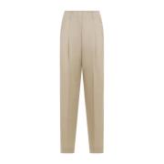 Golden Goose Sand Wide Leg Pants Beige, Dam