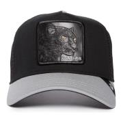 Goorin Bros Svart/Grå Panther Trucker Keps Black, Herr