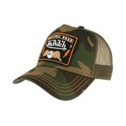 VON Dutch Grön Camouflage Broderad Vingeögonkeps Green, Herr