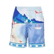 Karl Kani Signatur Resort Shorts Multicolor, Herr