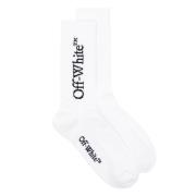 Off White Mid Socks i vitt och svart White, Herr