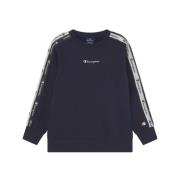 Champion Marine Junior Double Tape Crewneck Blue, Herr