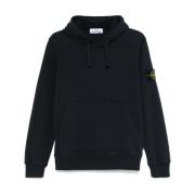 Stone Island Herr Sweatshirt i Blå Blue, Herr