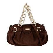 Salvatore Ferragamo Pre-owned Pre-owned Mocka handvskor Brown, Dam