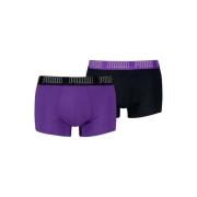 Puma Vardagstrunk Boxers Lila/Svart Multicolor, Herr