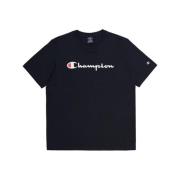 Champion Legacy Big Printed Logo Tee Black, Herr