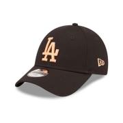 New Era Svart Dodgers League Essential Keps Black, Herr