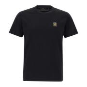 Belstaff Svart Bomull T-shirt med Phoenix Logo Black, Herr