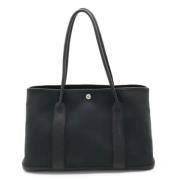 Hermès Vintage Pre-owned Canvas totevskor Black, Dam