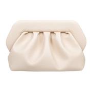 THEMOIRè Vegan Tyg Clutch Skal Färg Beige, Dam