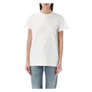 Golden Goose Sliten T-shirt White, Dam