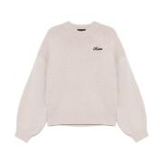 Rotate Birger Christensen Crewneck Stickad Tröja Taupe Beige Beige, Da...