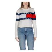 Tommy Jeans Vår/Sommar Dam Sweatshirt 100% Regenererad Bomull Multicol...