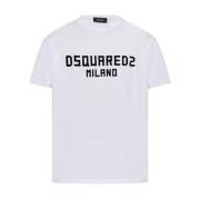 Dsquared2 Casual T-shirt med snygg design White, Herr