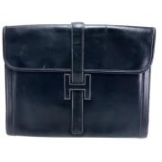 Hermès Vintage Pre-owned Canvas kuvertvskor Blue, Dam