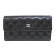 Chanel Vintage Pre-owned Laeder plnbcker Black, Dam