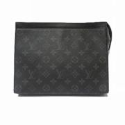 Louis Vuitton Vintage Pre-owned Tyg kuvertvskor Black, Herr