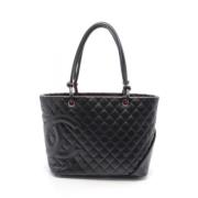 Chanel Vintage Pre-owned Tyg chanel-vskor Black, Dam