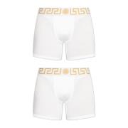 Versace Tvåpack boxerkalsonger White, Herr