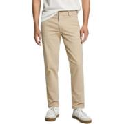 Pepe Jeans Beige Chino Gymdigo Concrete Byxor Beige, Herr