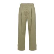 Burberry Bomulls Palazzo Byxor Green, Dam