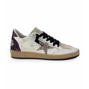 Golden Goose Vita sneakers med glänsande lila häl White, Dam