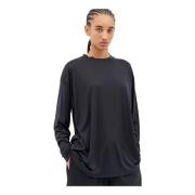 The Row Silke Jersey Crewneck T-shirt Black, Dam