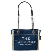 Marc Jacobs Denim Chain Small Tote Bag Blue, Dam