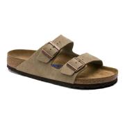 Birkenstock Arizona Mockasandaler - Taupe Brown, Dam