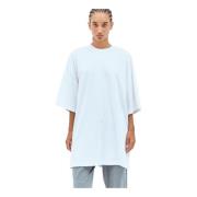 The Row Oversized Bomull T-shirt Rund Hals Korta ärmar White, Dam