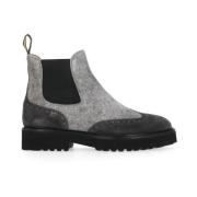 Doucal's Grå Mocka Chelsea Ankelboots Gray, Dam