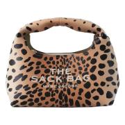 Marc Jacobs Cheetah Leather Mini Sack Bag Brown, Dam