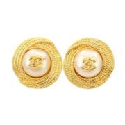 Chanel Vintage Pre-owned Guld chanel-smycken Yellow, Dam