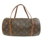 Louis Vuitton Vintage Pre-owned Canvas handvskor Brown, Dam